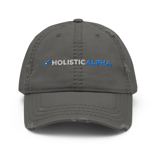 Holistic Alpha Distressed Hat