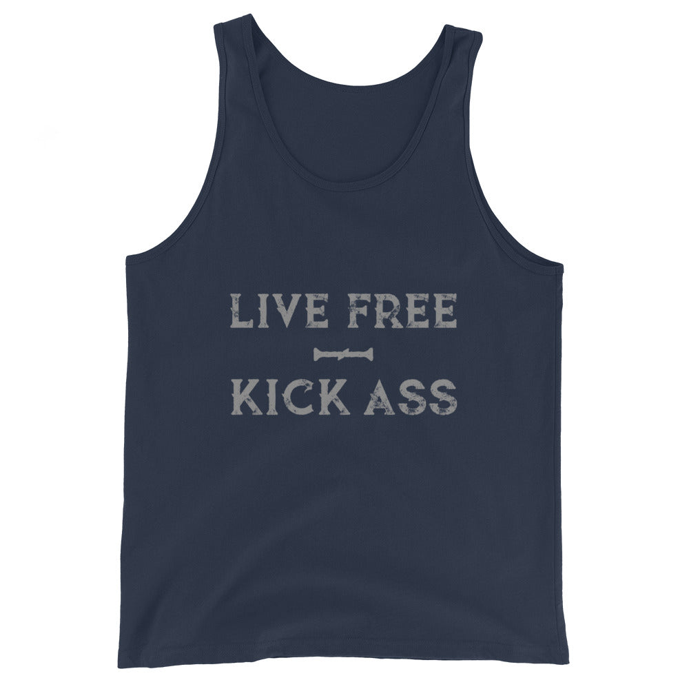 Live Free Kick Ass Tank Top
